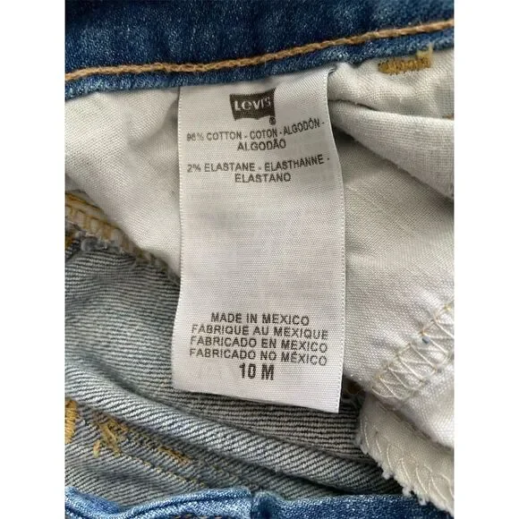 Levi's Women's Bootcut Jeans Size 10 Blue Medium Wash Stretch Denim - Picture 5 of 5